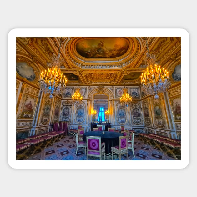 Salle du conseil Chateau de Fontainebleau Sticker by dreamtravel